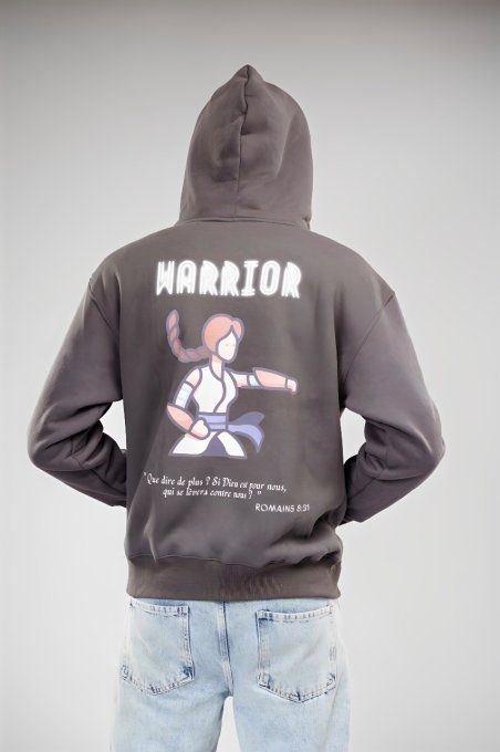 Sweat-shirt Warrior gris